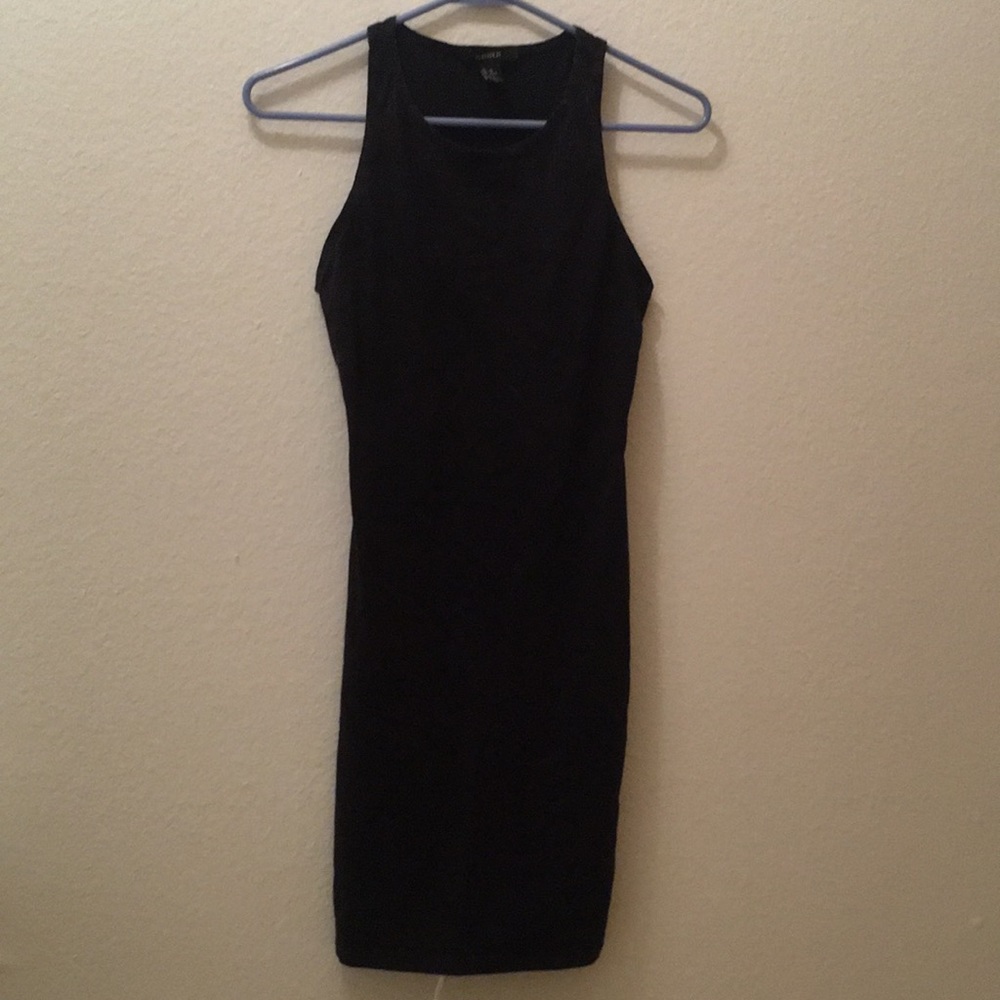 Forever 21 Charcoal racerback bodycon dress XS